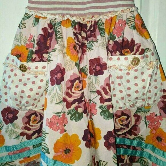 Matilda Jane Toddler Mid Length Knee Midi Floral Pocket Fit & Flare Print Dress - Picture 3 of 4